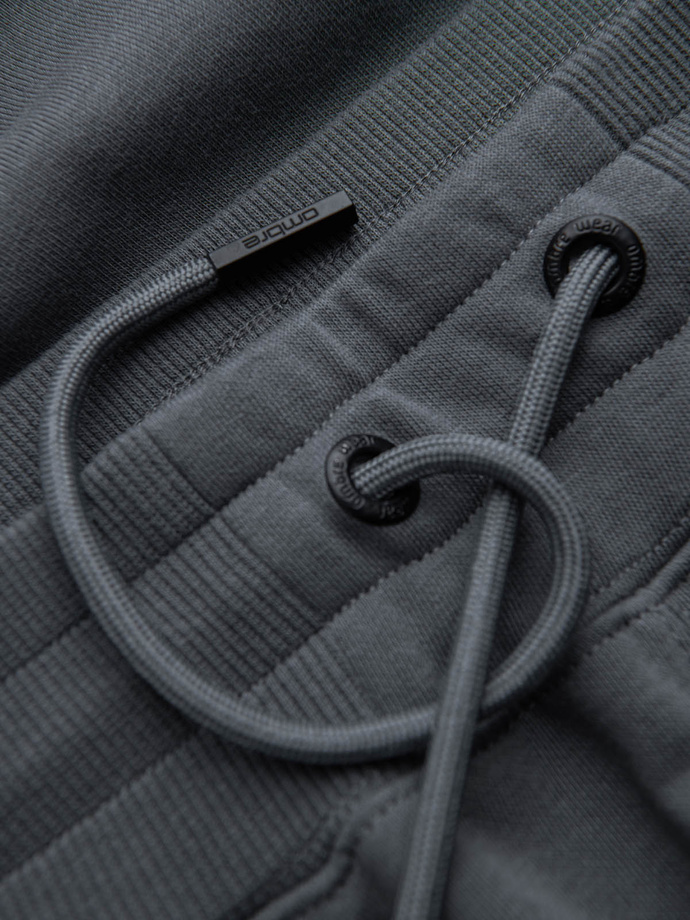 Vyriški BASIC medvilniniai šortai - grafito spalvos V11 OM-SRBS-0149