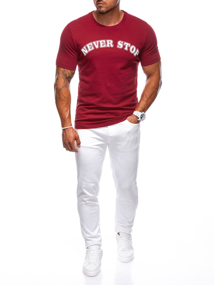 Men's printed t-shirt S2024 - red