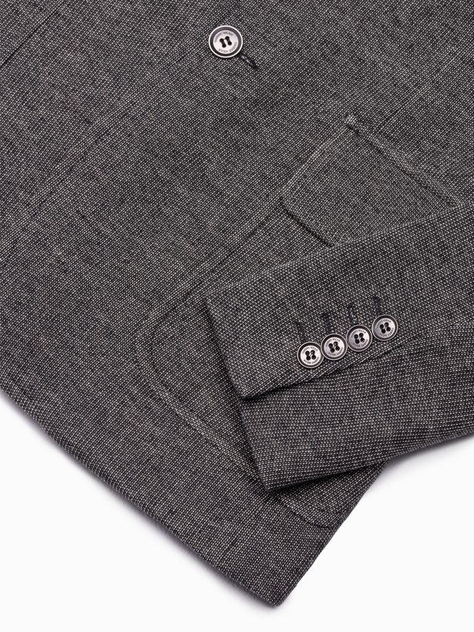 Vyriškas švarkas casual - juoda M162