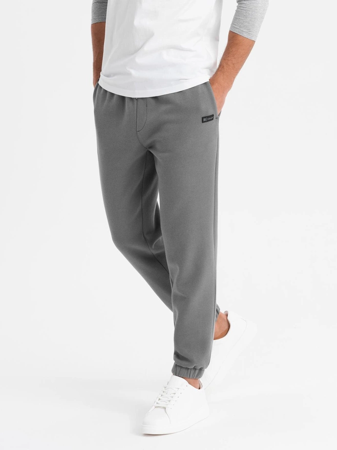 Classic sweatpants with drawstrings unisex-grey V18 OU-PSBC-0100