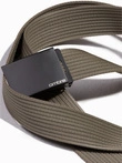 Men's belt with adjustable buckle - khaki A030