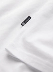 Pánske tričko V-NECK s elastanom - biele V1 OM-TSCT-0106