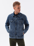 Men's denim jacket katana - dark denim OM-JADJ-0123