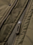 Classic men's long parka jacket - olive V3 OM-JAPJ-0313
