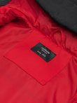 Men's winter jacket - red C458