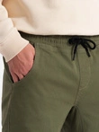 Men's JOGGERS pants with cargo pockets - olive V18 P886