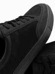 Monochromatic men's streetwear style shoes - black V3 OM-FOTL-0183
