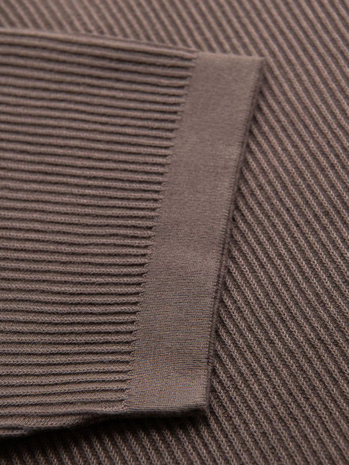 Vyriški polo marškinėliai be sagų ir atvira apykakle - pelenų spalvos V4 OM-POSS-0160