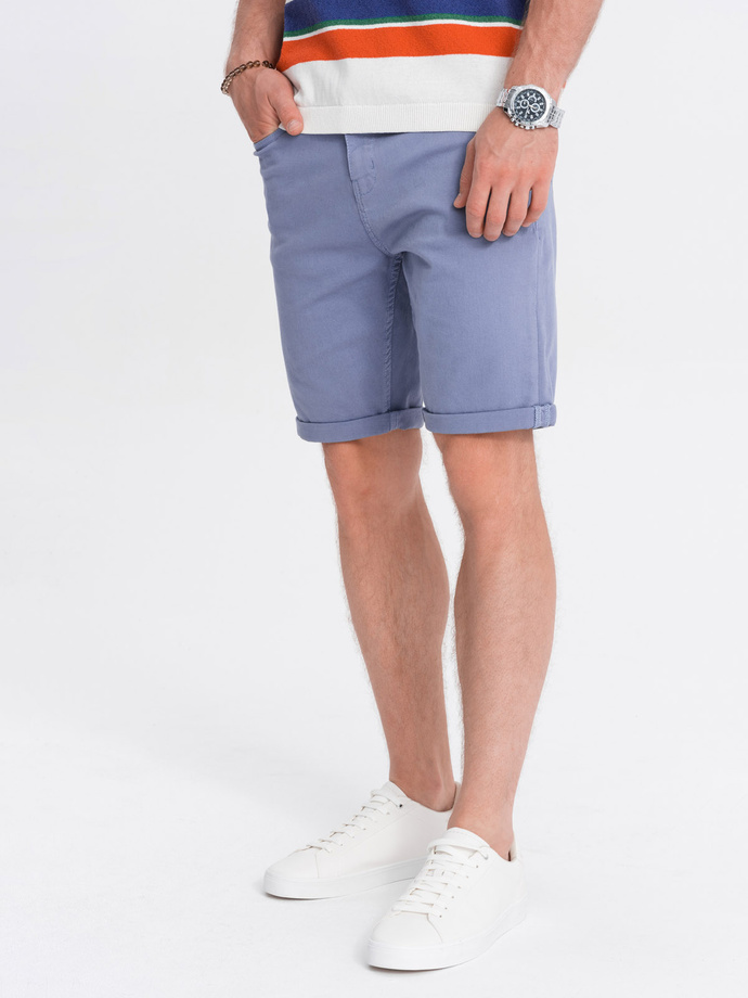 Pánské šortky CHINO - světle modré V15 OM-SRDS-0103