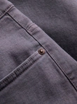 Men's denim pants without rubbing SLIM FIT - graphite V5 OM-PADP-0148