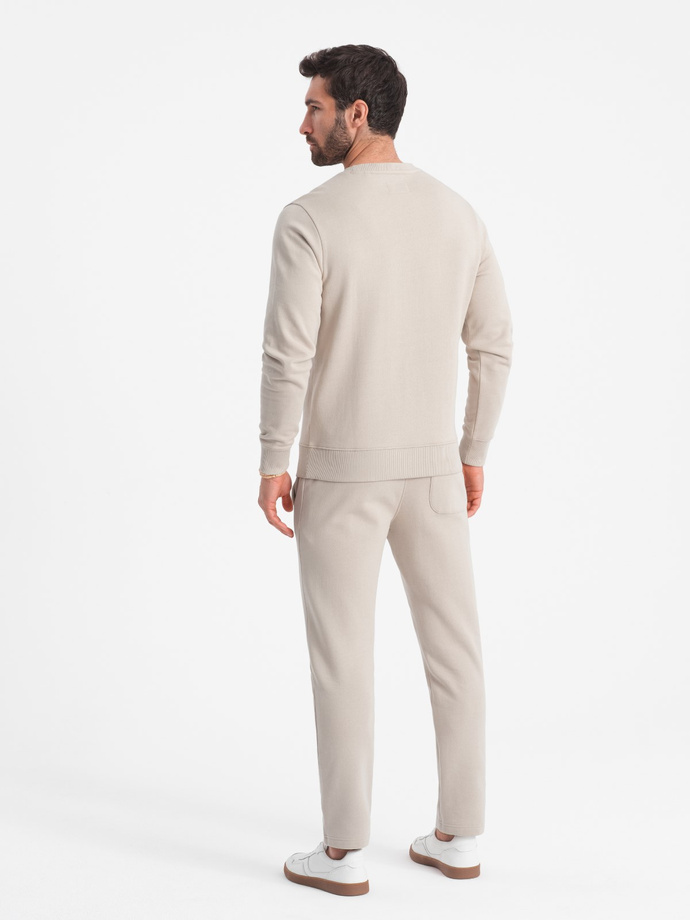 Set trening bărbați hanorac + pantaloni - cenușă V1 Z78