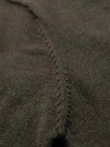 Classic men's sweater with round neckline - black V2 OM-SWBS-0106