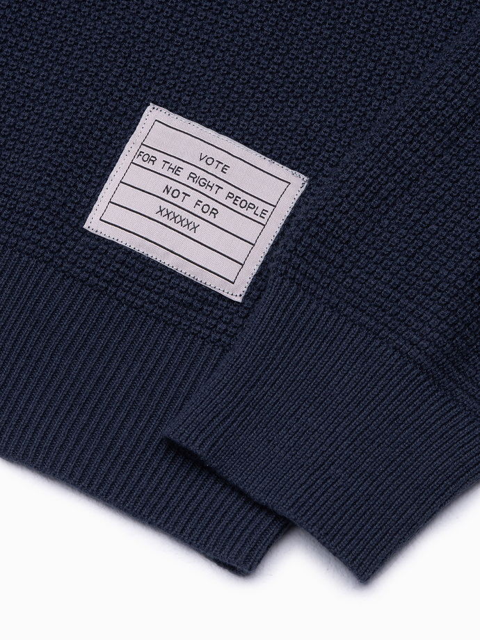 Men's sweater - dark blue E185