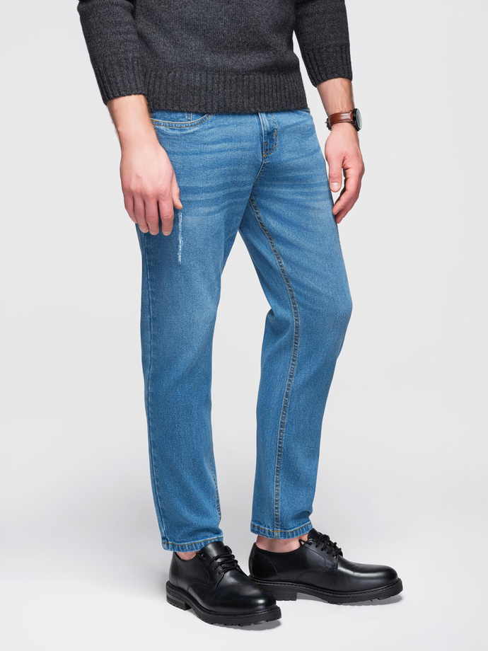 Bărbați denim evazat REGULAR FIT - albastru V3 OM-PADP-0241