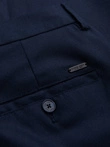 Pánské klasické chino kalhoty SLIM FIT - tmavě modré V1 OM-PACP-0182