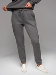 Klasické unisex tepláky so šnúrkou - sivé V18 OU-PSBC-0100