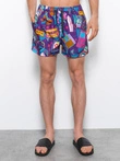 Men's swimming shorts - violet W318