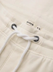 Pantaloni de trening pentru bărbați cu picior neacoperit - crem V11 OM-PABS-0206