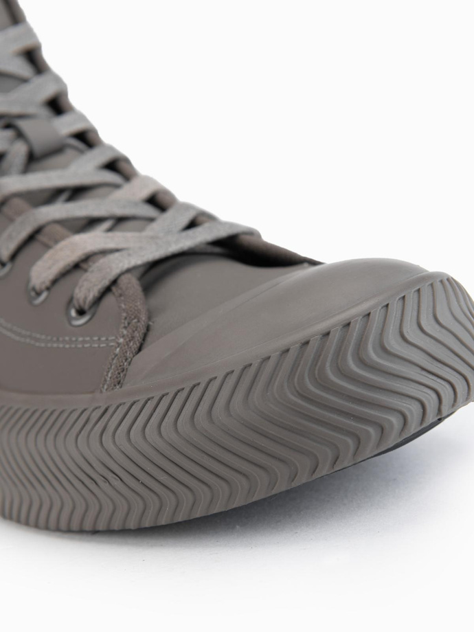 Vyriški aukštakulniai su užtrauktuku, kad būtų lengviau užsidėti - tamsiai smėlio spalvos V3 OM-FOTH-0184