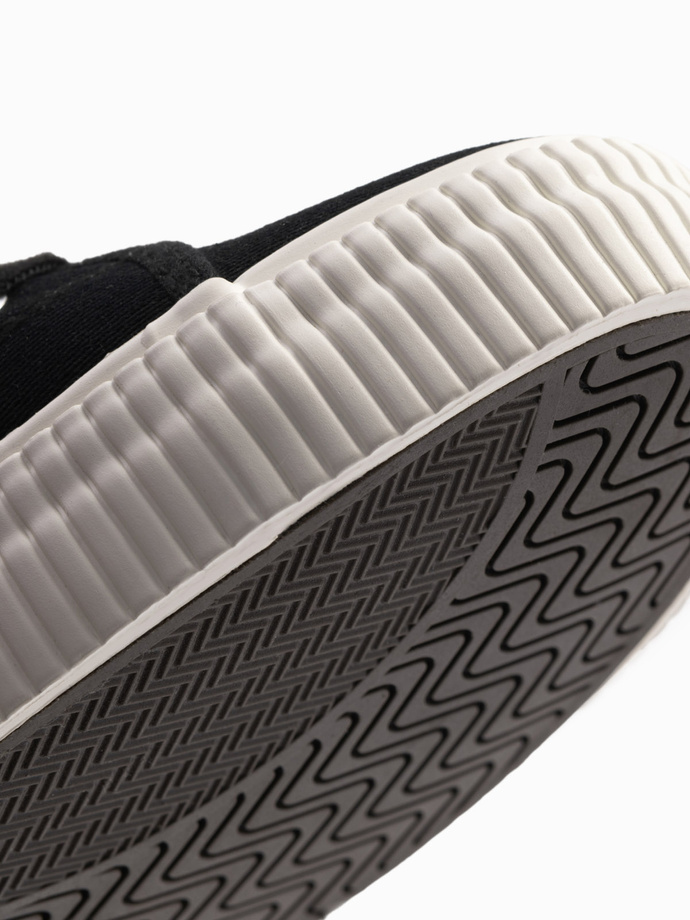 Pantofi de sport Classic low pentru bărbați BASIC - negru V4 OM-FOTL-0145