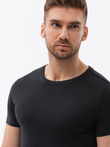 Men's plain t-shirt - black S1370