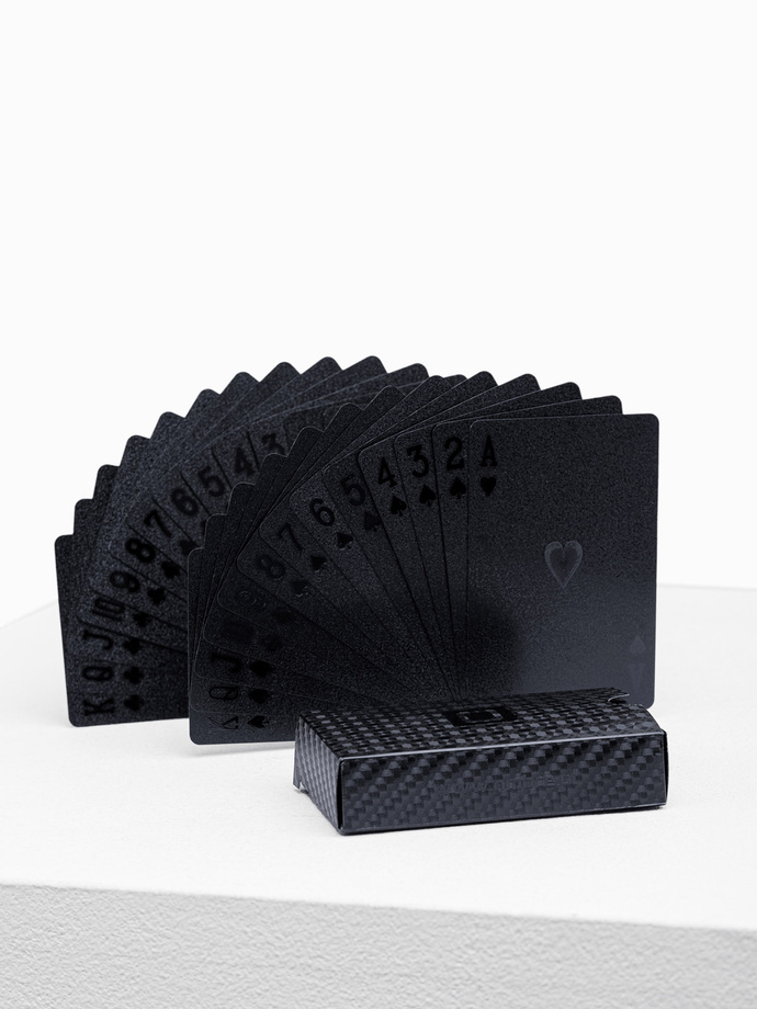 Playing cards - black A583