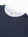 Men's sweater - navy/melange E121