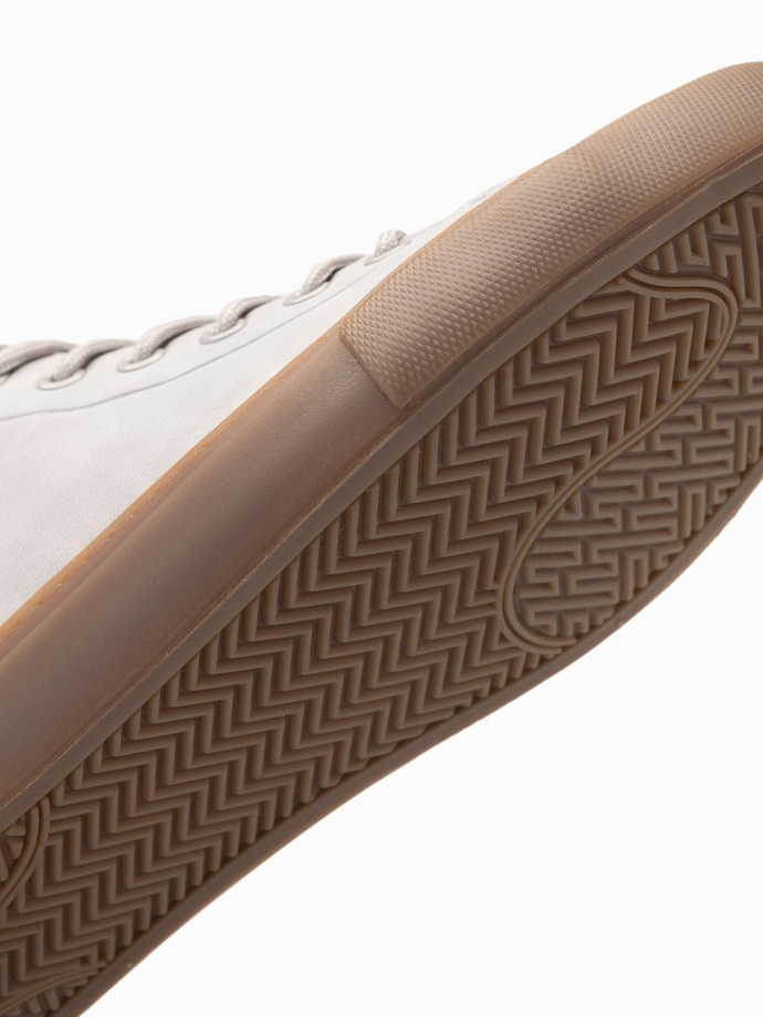 Pánske členkové tenisky s gumovou podrážkou - ash V3 OM-FOTH-0187