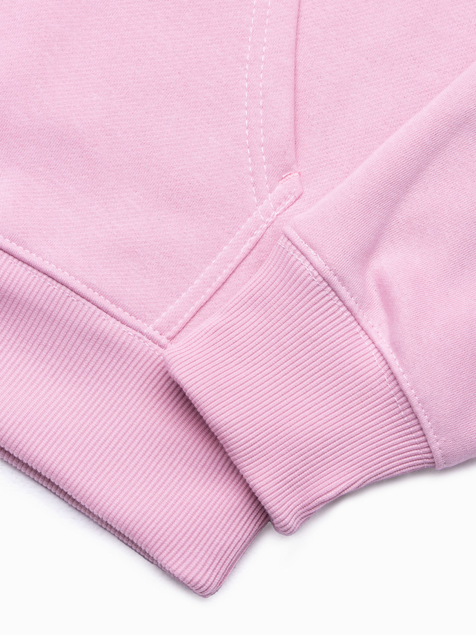 Men's printed hoodie - pink B1351