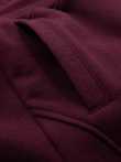 Pánské bavlněné tepláky BASIC joggers - bordó V3 OM-PABS-0174