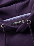 Unisex mikina s kapsami a kapucí - fialová V13 OU-SNBC-0105