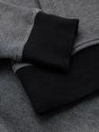 Pánská pletená bunda bomber - černá V1 OM-SSZP-0238