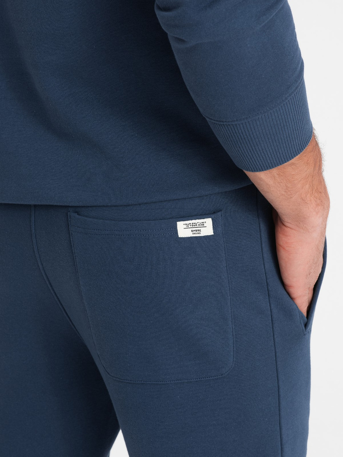 Set trening bărbați hanorac + pantaloni - albastru închis V4 Z78