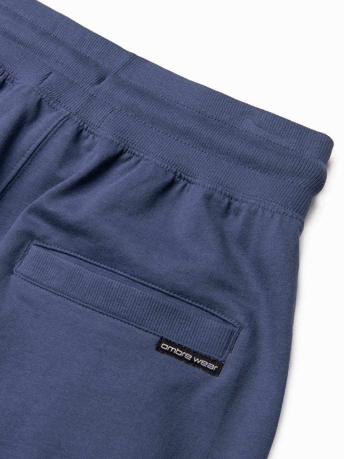 Pantaloni scurti barbati - albastru inchis W291