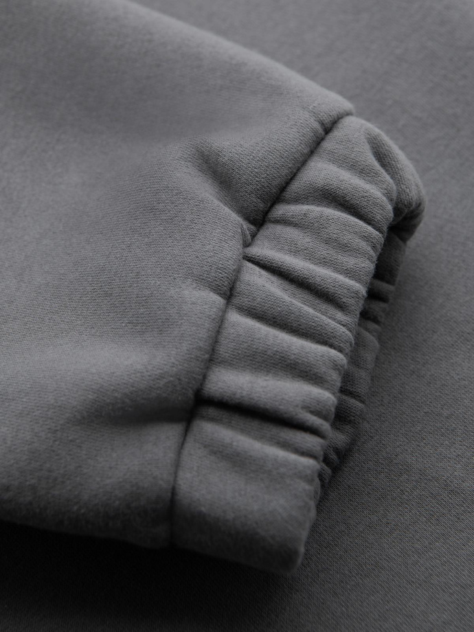 Pantaloni de trening bărbătești din tricot structurat - grafit V5 OM-PASK-0211