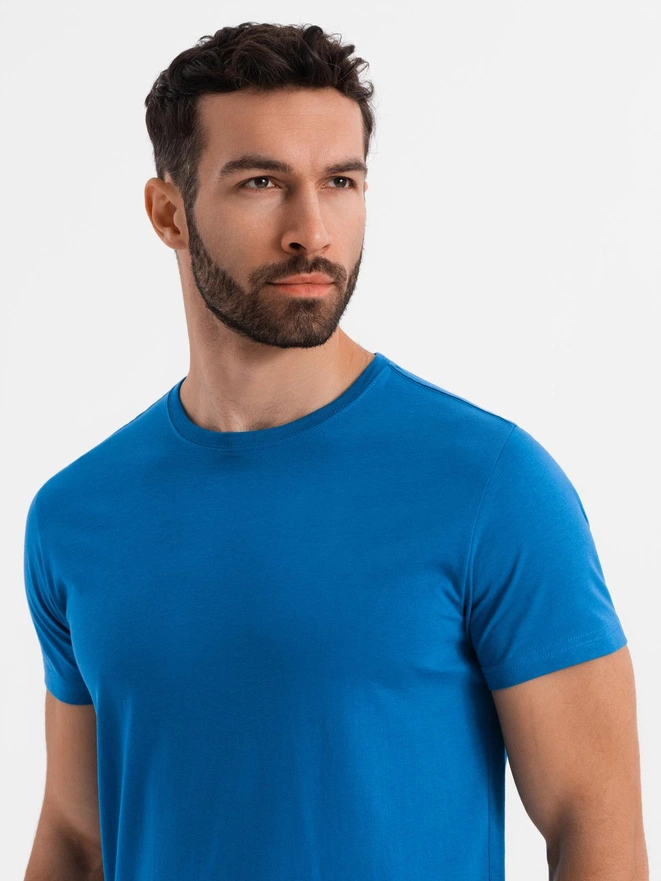 Classic BASIC men's cotton T-shirt - sand V11 OM-TSBS-0236
