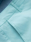 Pantaloni pantaloni scurți chinos pentru bărbați cu întoarcere contrastantă - turcoaz V4 W421
