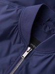 Men's classic bomber jacket - navy blue V4 C439