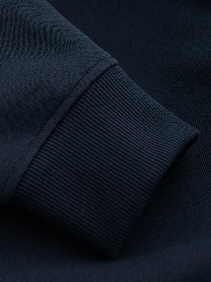 Pánské bavlněné tepláky BASIC - tmavě modré V1 OM-PABS-0174