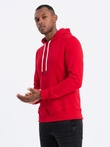 Men's hooded sweatshirt - red V10 OM-SSBN-0120