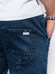 Men's denim shorts - dark jeans W361