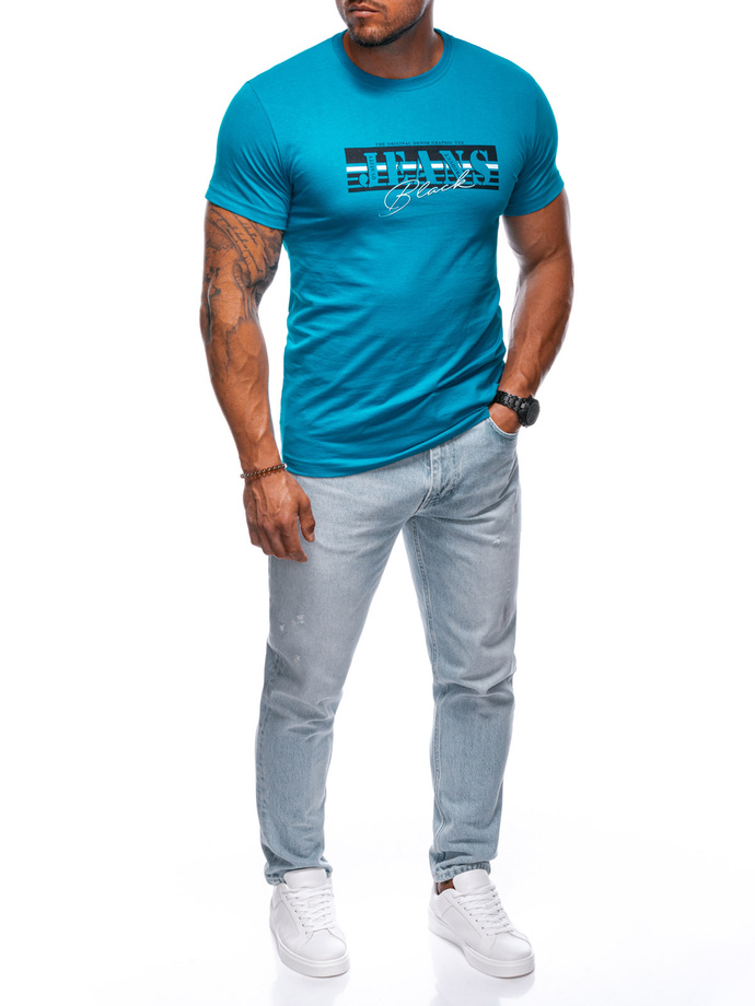 Men's t-shirt S2012 - light turquoise