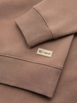 Klasická unisex mikina s kulatým výstřihem - hnědá V16 OU-SNBC-0104