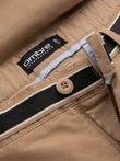 Pantaloni chino pentru bărbați cu talie decorativă - nisip V5 OM-PACP-0118