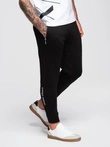Pantaloni de trening bărbătești din tricot structurat - grafit V5 OM-PASK-0211