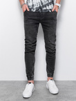 Men's denim jogger pants - black P907