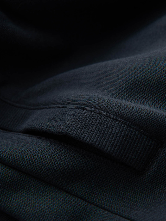 Pantaloni scurți din bumbac BASIC pentru bărbați - negru V9 OM-SRBS-0149