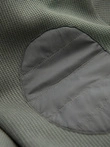 Men's jacket with high collar and fleece interior - khaki V3 OM-JANP-0154