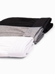 Pánské bavlněné boxerky s logem - 3-pack mix V2 OM-UNBO-0105