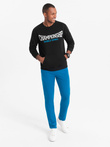 Men's sweatpants - blue P866